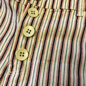Old Navy button fly retro stripes shorts